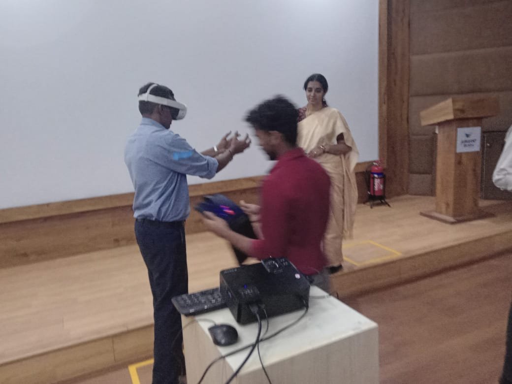 Drona VR training session in progress